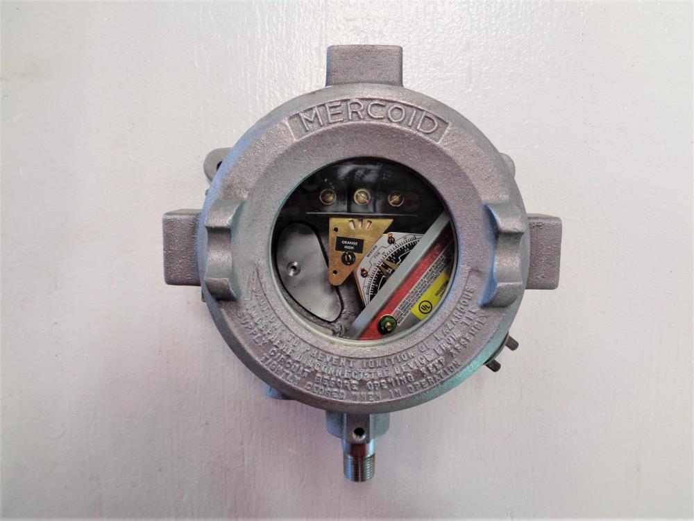 Mercoid Bourdon Tube Pressure Switch DAH-7031-153-4